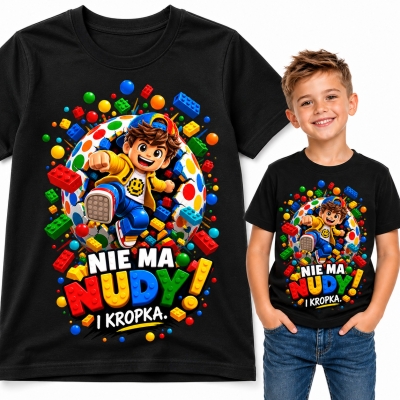 KOSZULKA DZIECIĘCA DZIEŃ KROPKI NIE MA NUDY